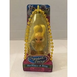 Ja-Ru Inc Magical Treasures Crystal Fairy Necklace and Ring #2429 Ages 4+